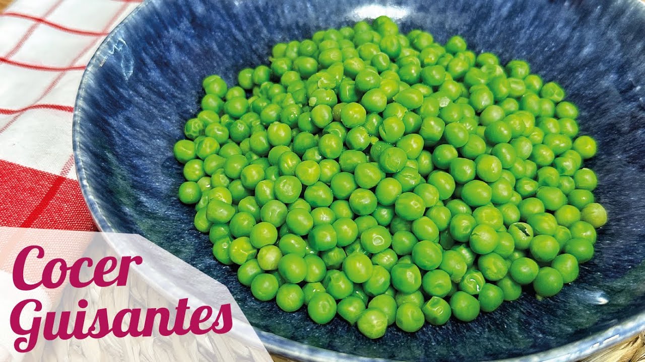 COCER GUISANTES CONGELADOS O FRESCOS | CÓMO COCER GUISANTES VERDES