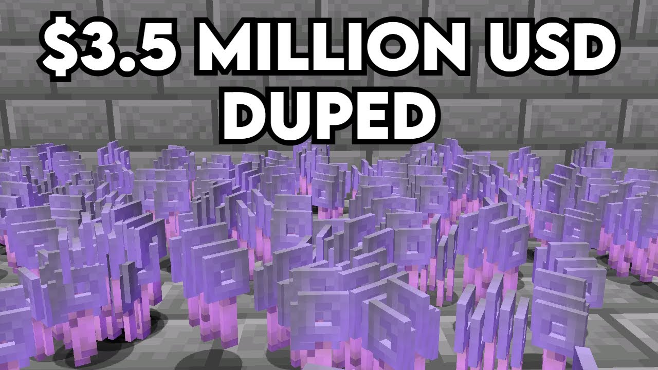 Duping on a Pay-To-Win Minecraft Server! ($3,500,000 USD)