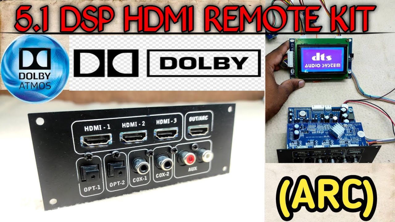 5.1 DSP HDMI REMOTE KITS//UNBOXING IN TELUGU//#SATISHAUDIOS //#DSPHDMIKIT