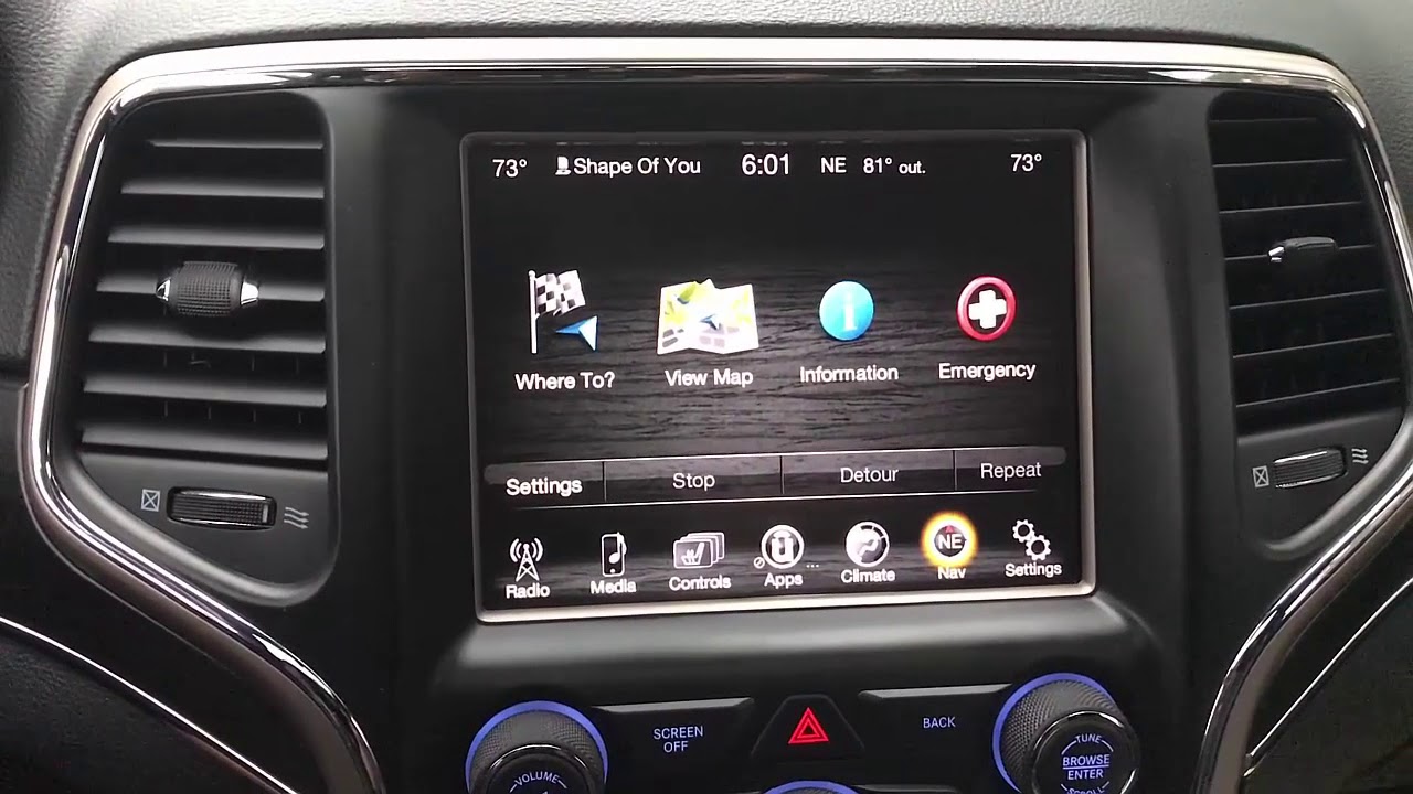 Encendido, Apagado, Accesorios, Jeep Grand Cherokee 2014