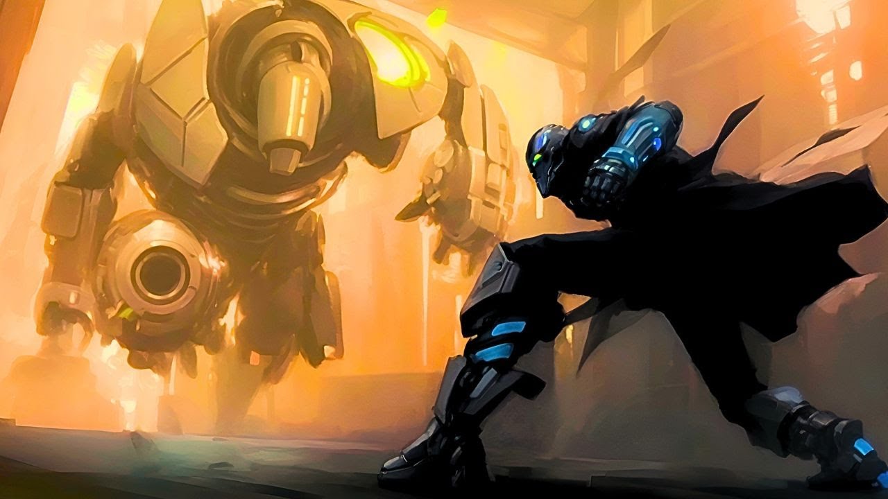POV: you're in a battle with a huge robot, but you're not the main character.