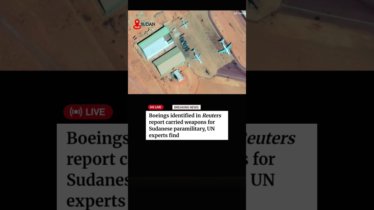 UN Experts: Boeing Aircraft Carried Weapons for Sudan Forces #usnews #sudan #usdefense #shortnews