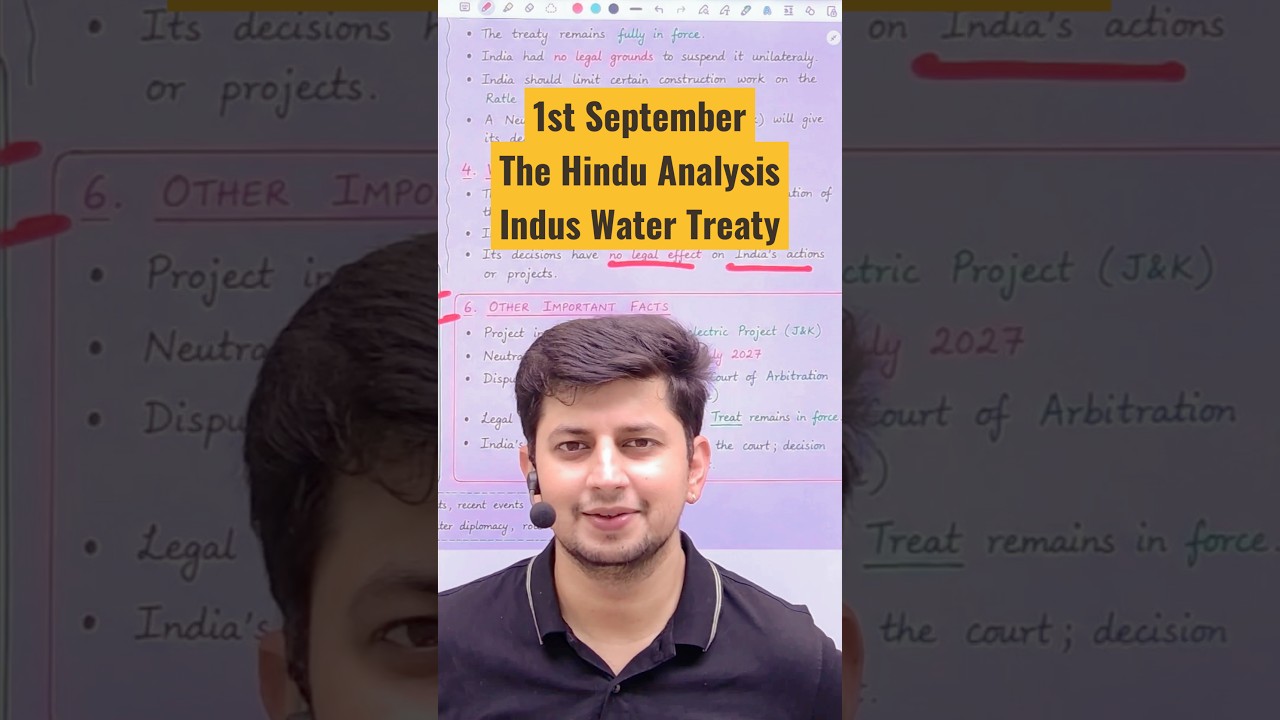 India REJECTS Hague Court on Indus Waters Treaty! 😱 #Shorts