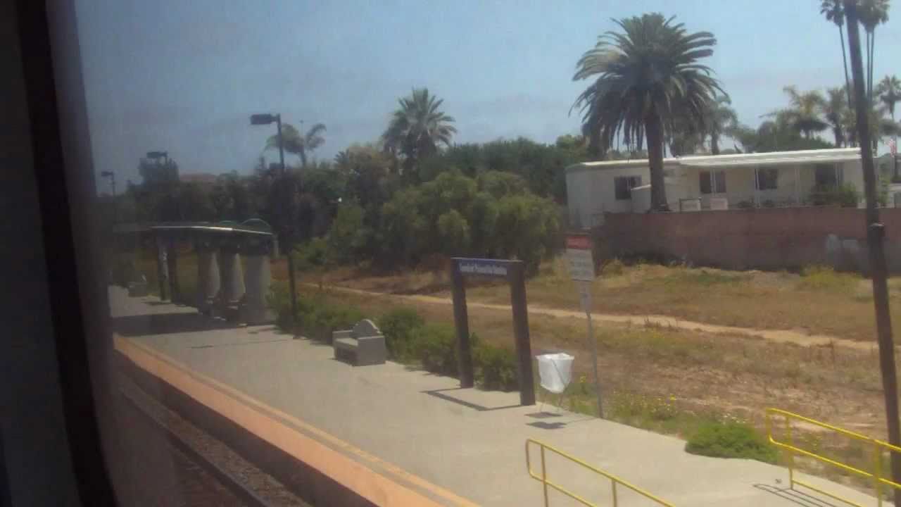 Riding the San Diego Coaster from Oceanside to San Diego - 6/12/11