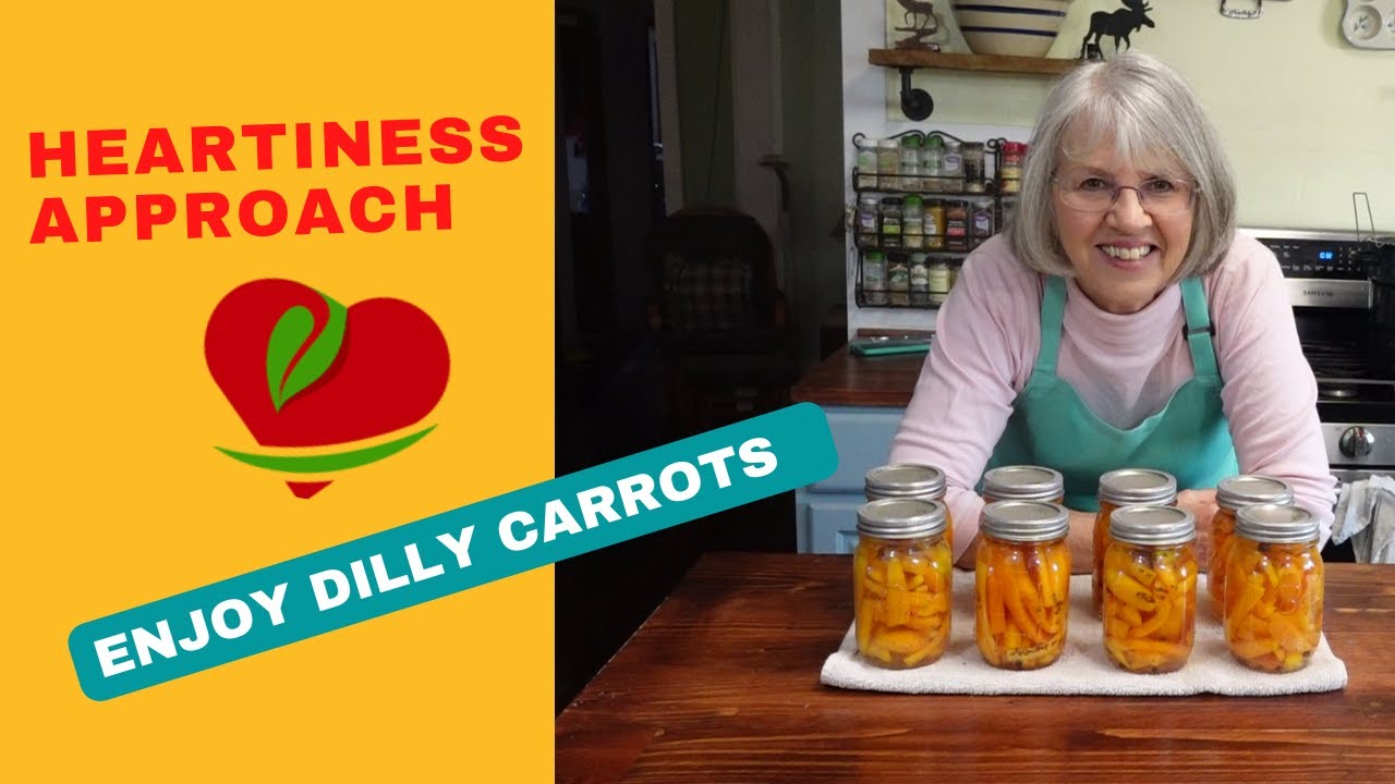 Making Dilly Carrots from the Garden