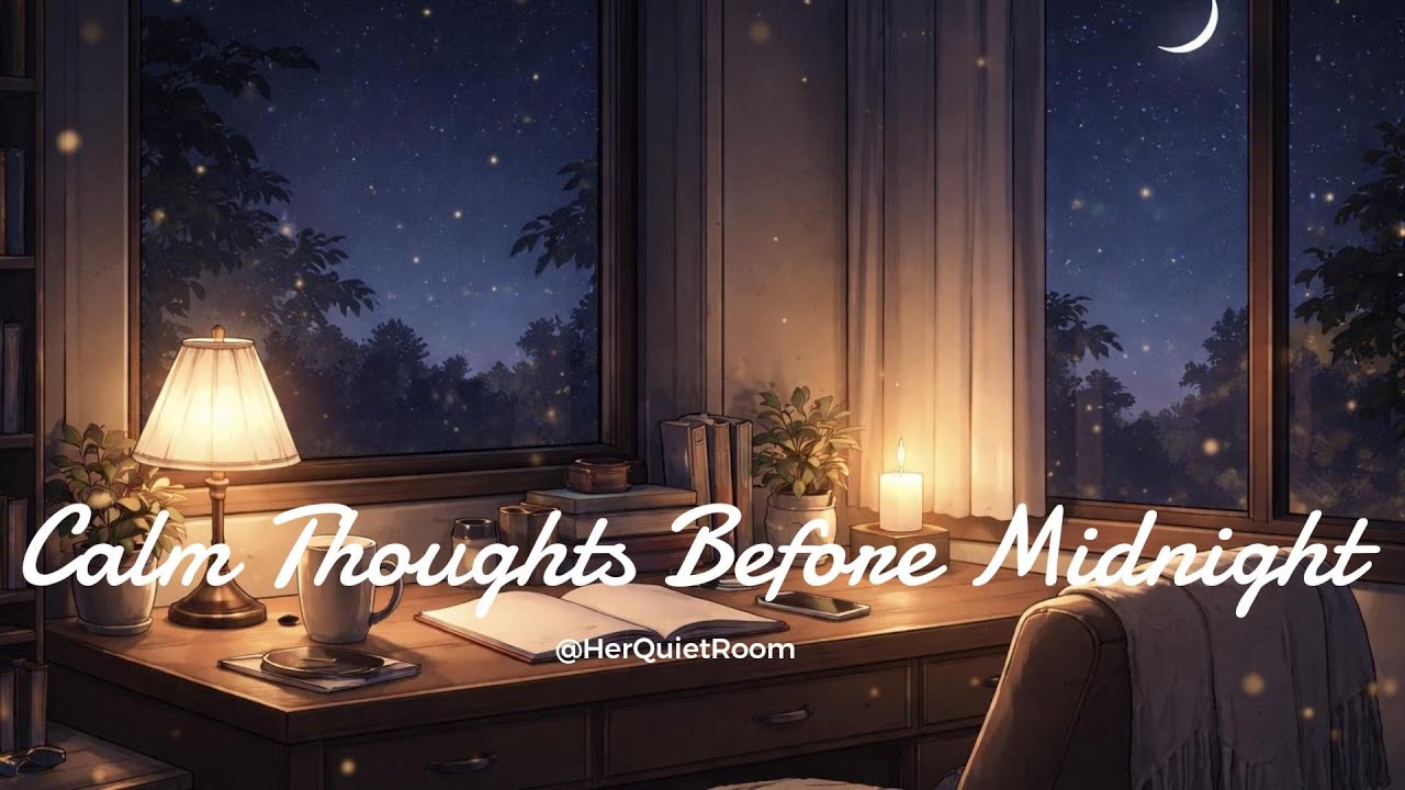 Cozy Evening Desk Lo-Fi – Calm Thoughts Before Midnight