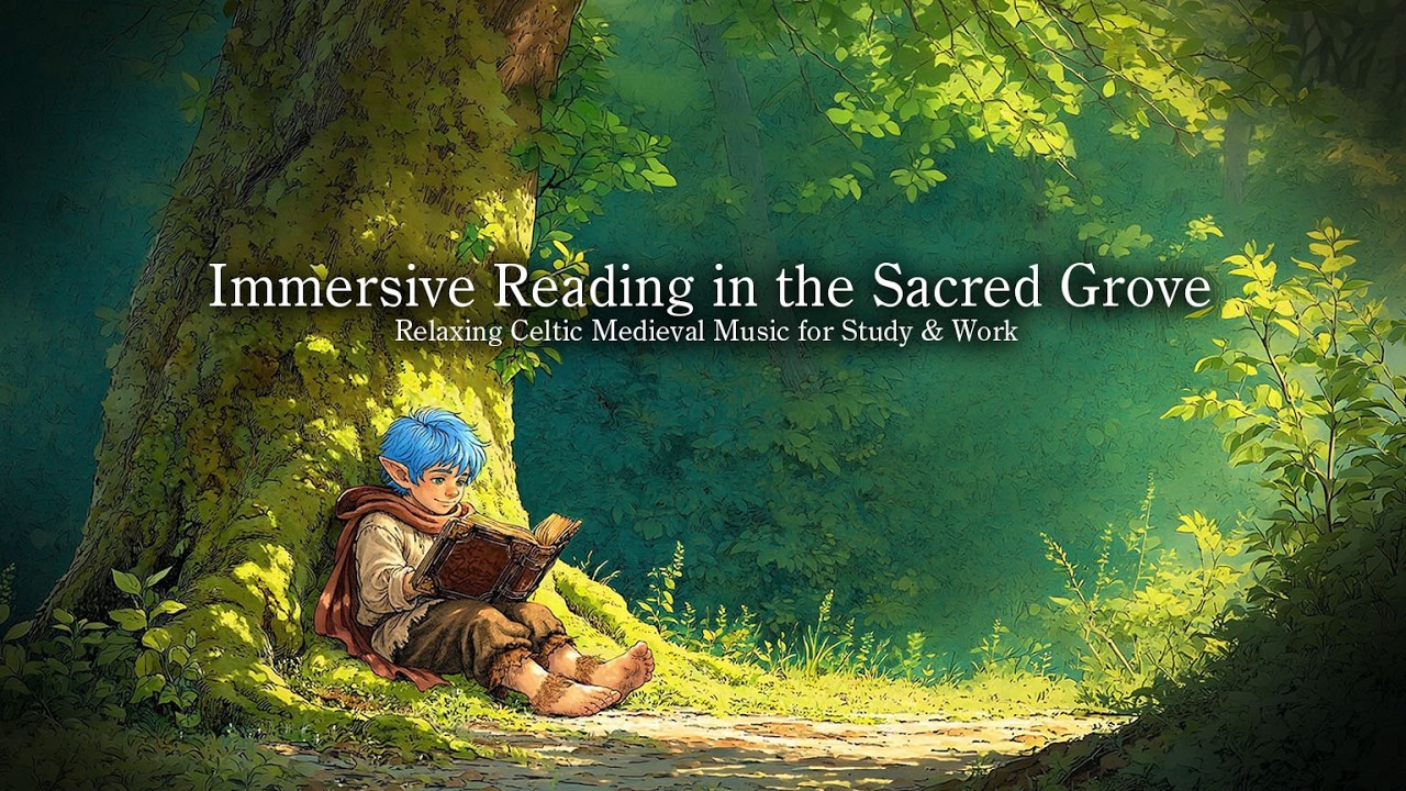 Immersive Reading in the Sacred Grove | Relaxing Celtic Medieval Music for Study & Work