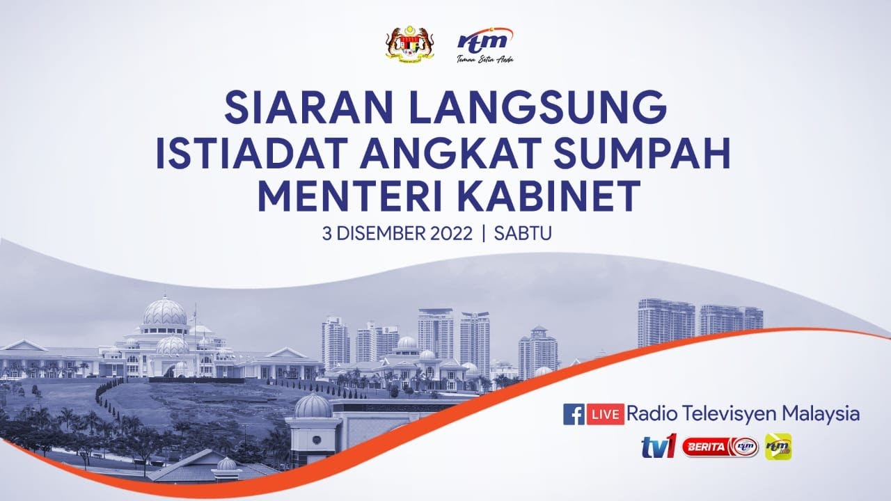[LANGSUNG] Istiadat Angkat Sumpah Menteri Kabinet