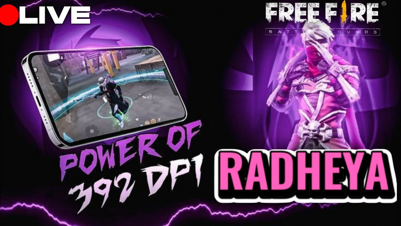 free fire live stream mobile with Radhryagaming