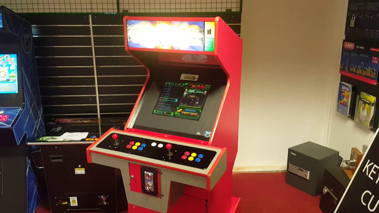 arcade machine rebuilt with jamma board