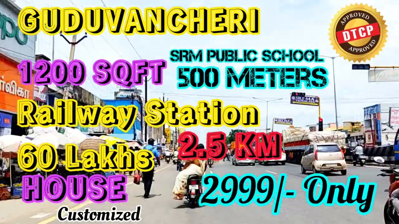 READY TO OCCUPY PLOT 2.5KM RAILWAY STATION Guduvancheri #chennai #plot #review #sale