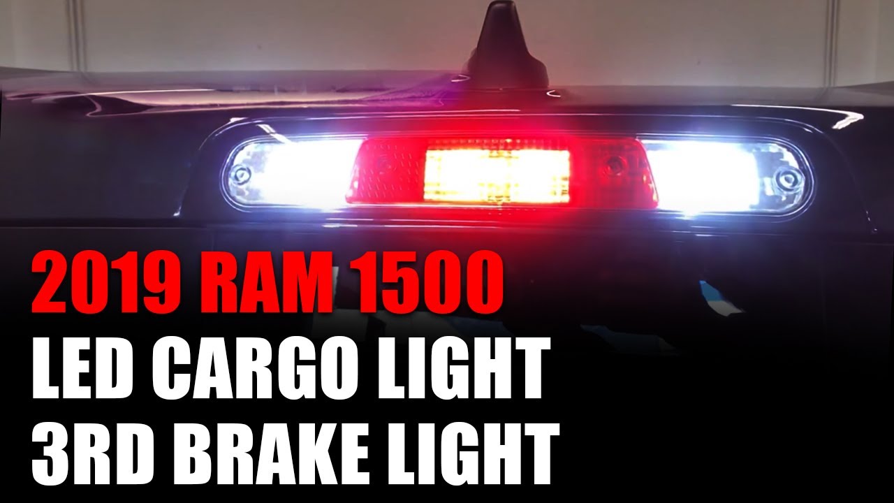 2019 2020 Ram 1500 Cargo & Third Brake Light LED Bulb Install - Perfect LED Replacement