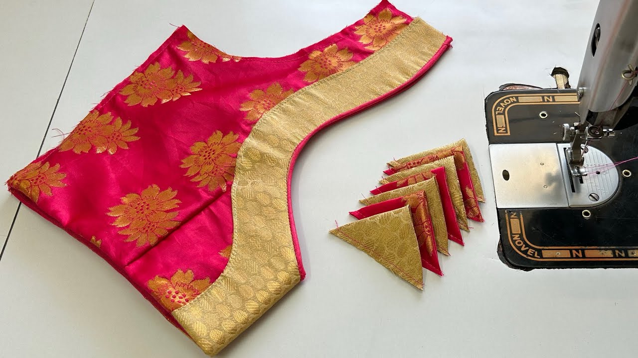 Model Blouse Back Neck Design || Blouse Designs || Cutting And Stitching Back Neck Blouse Design