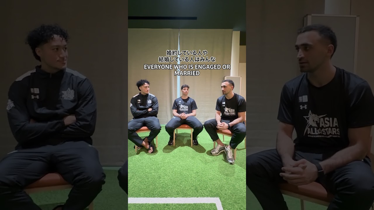 Talking Valentine&rsquo;s Day with Marcus Tobin, Sergio El Darwich, and Omar Jamaleddine 💘#Bリーグ #bleague