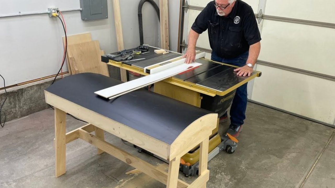 Maximize Shop Space With A Perfect DIY Table Saw Outfeed Solution