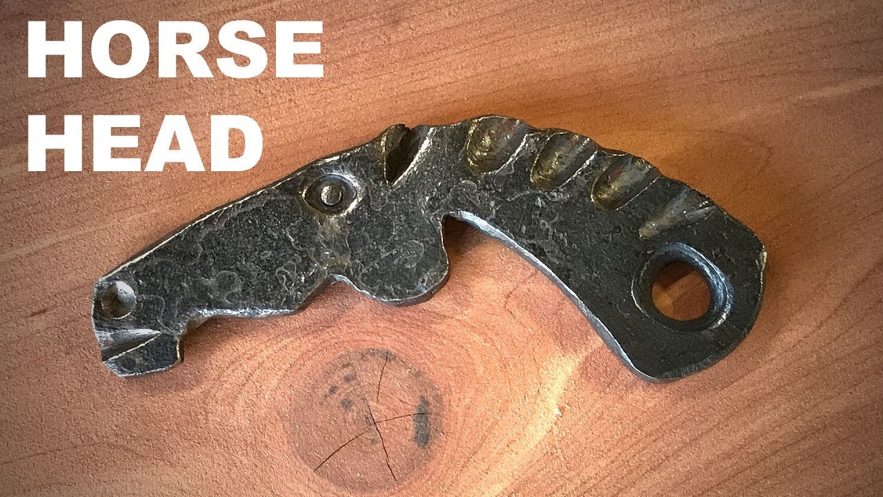 Forging a Horse Head - Beginner Blacksmithing