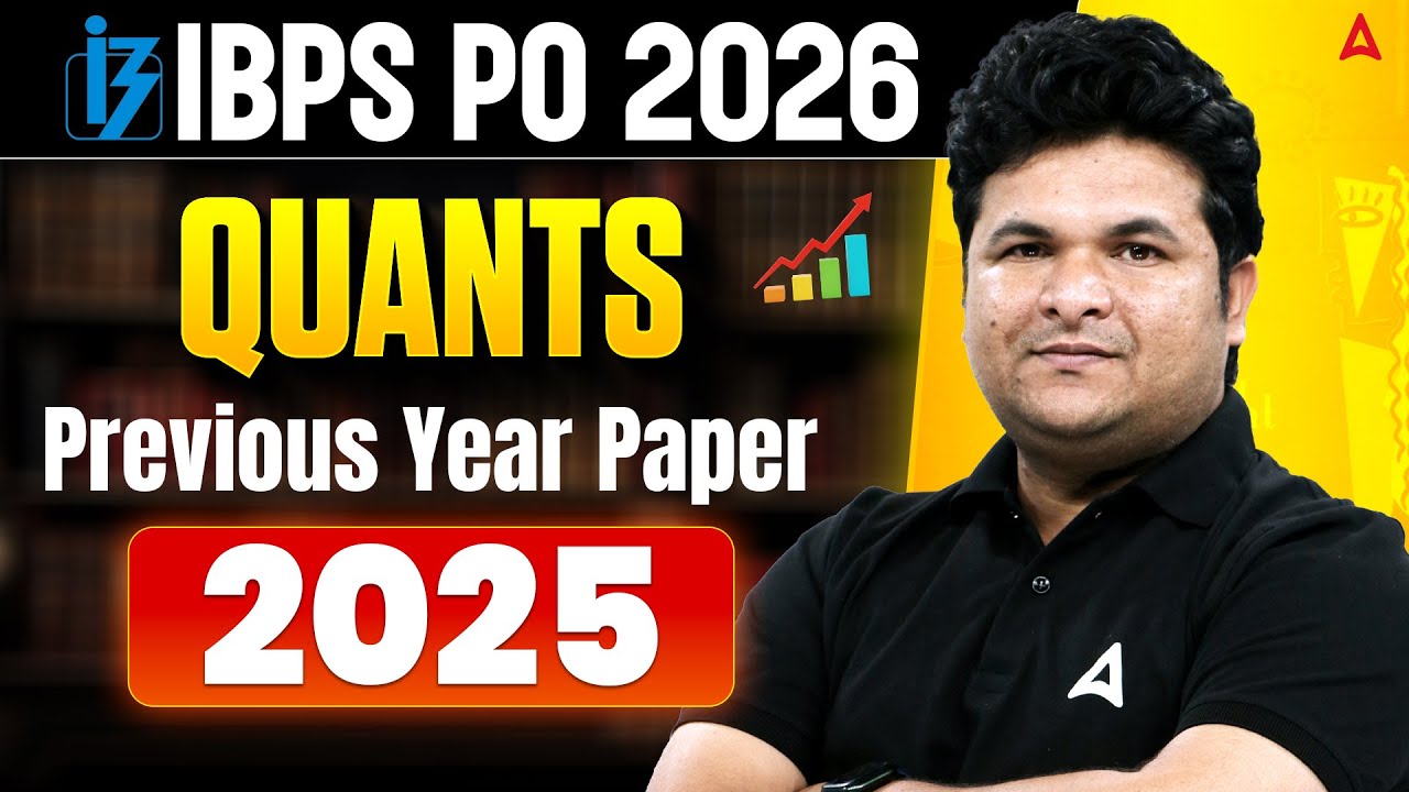 IBPS PO 2026 Quant Preparation | Quant 2025 Previous Year Paper | By Shantanu Sir
