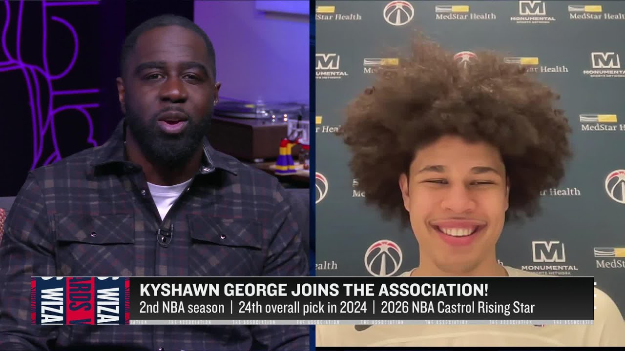 Rookie Kyshawn George Joins The Association After Clutch Night in Washington