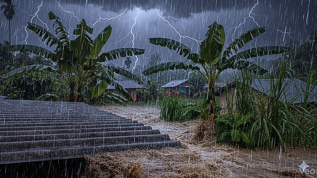 Rain Sounds 🌧️ | Heavy Rain Designed to Help You Let Go and Fall Asleep Calmly