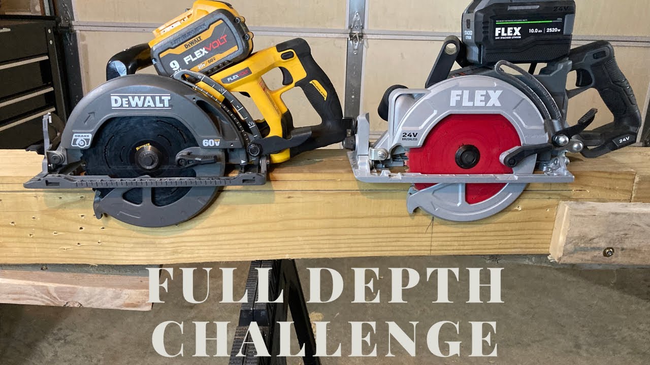 Dewalt is still the King? Let’s find out / Rear Handle Saw Challenge/ Dewalt vs Flex