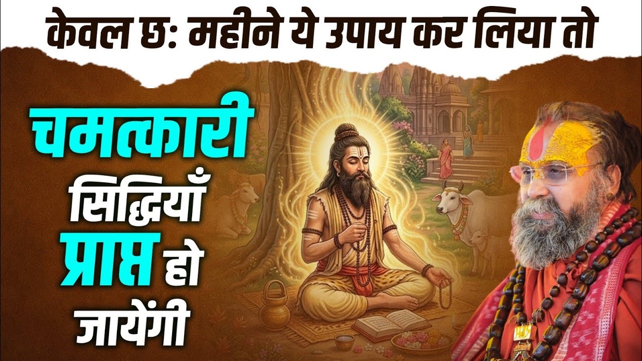  केवल छः महीने ये उपाय कर लिया तो चमत्कारी सिद्धियाँ प्राप्त हो जायेंगी #sadhnapravchan #remedies