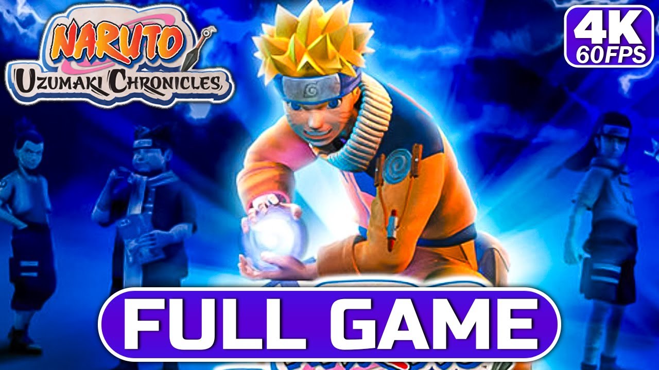 Naruto Uzumaki Chronicles Full Game Walkthrough 100% | 4K 60FPS PS2