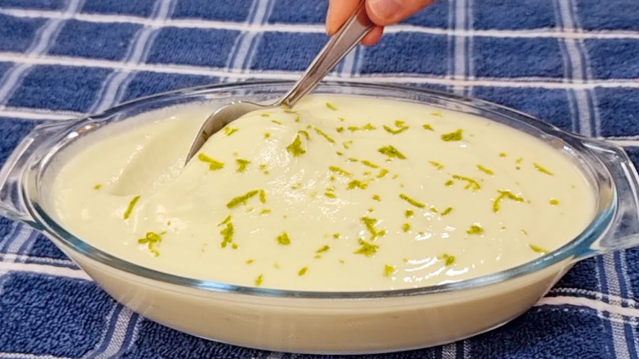 So 3 INGREDIENTES! Delícia SEM AÇÚCAR, Sem Leite Condensado ou Creme de Leite - Fácil e Rápido