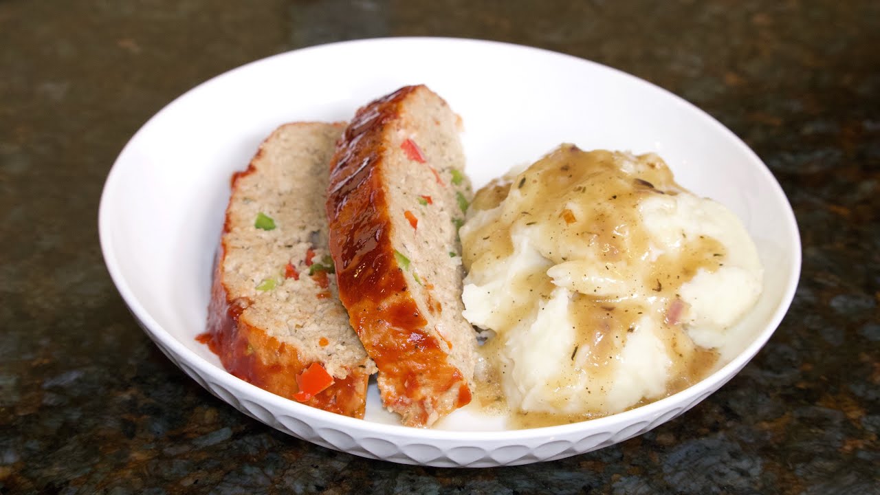 Chicken Meatloaf and Easy Gravy