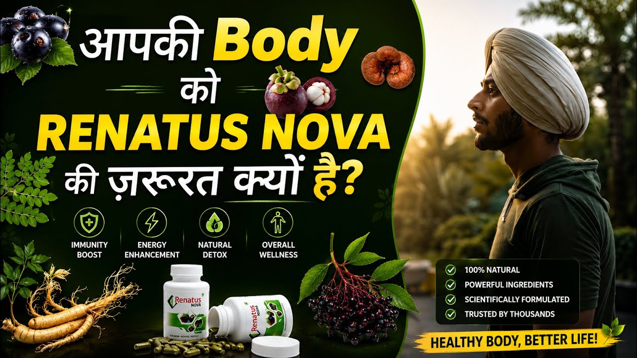 Why Your Body Need RENATUS NOVA? Renatus Wellness | Renatus Nova Benefits And Side Effects😨