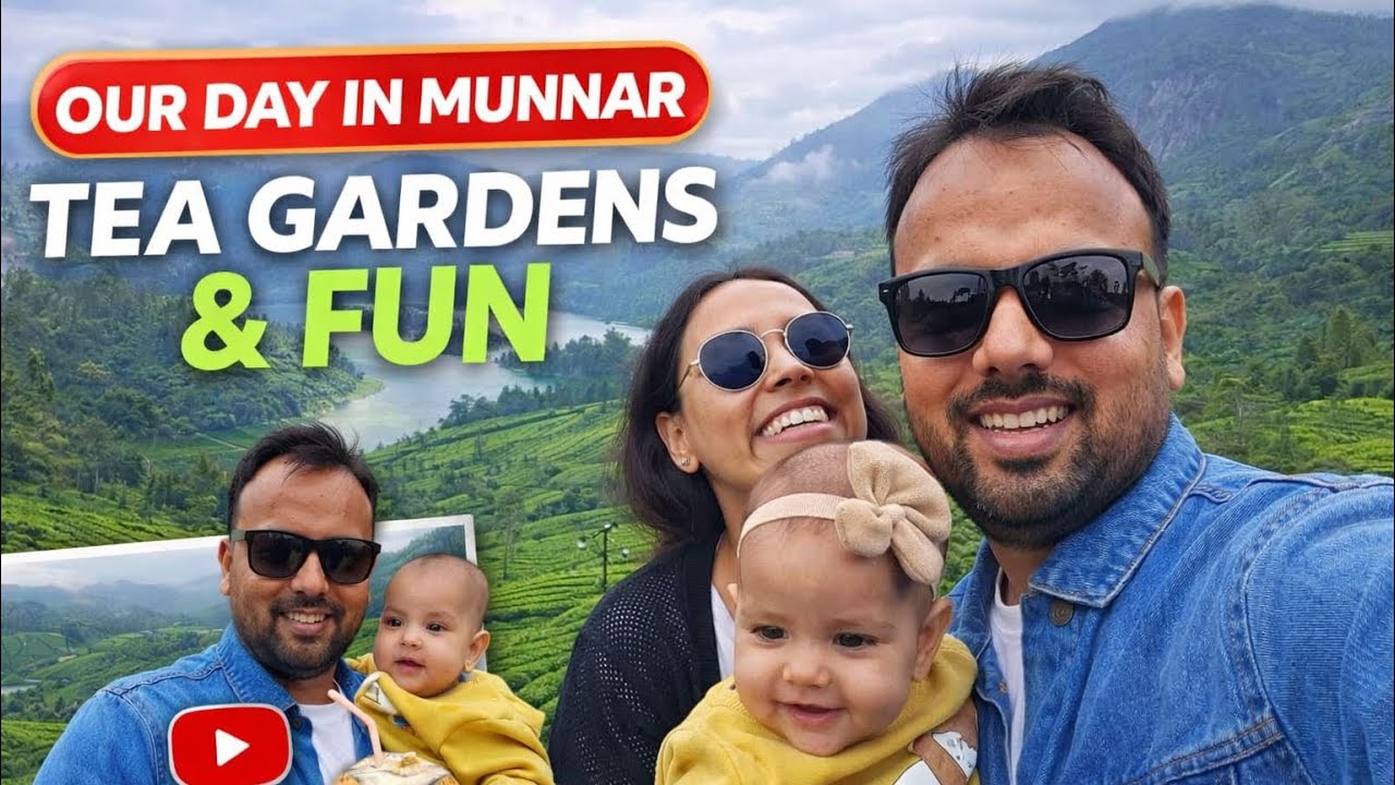 Day 2 At Munnar😍 | Tata Ke Tea Gardens🌱 | Vedika Ne Kiye Khoob Maze🥰