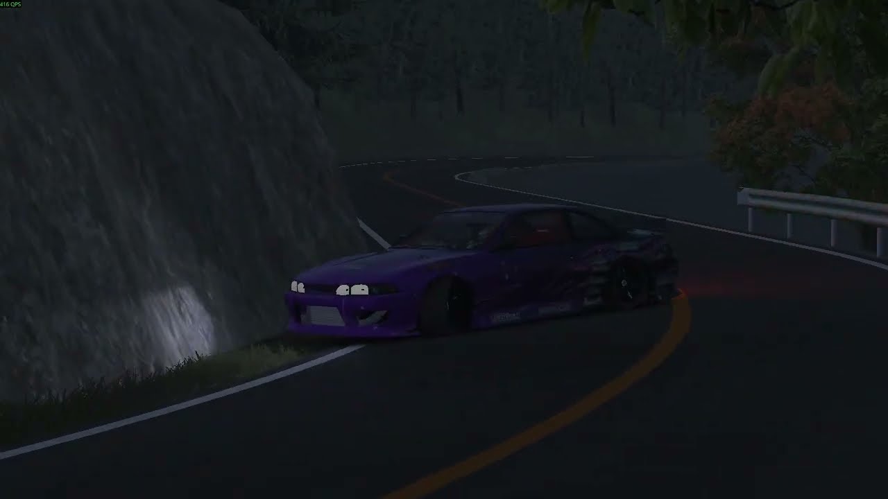 Assetto Corsa - Learning how to Drift - Driftime S14 Send It - Usui Touge Uphill - No Handbrakes