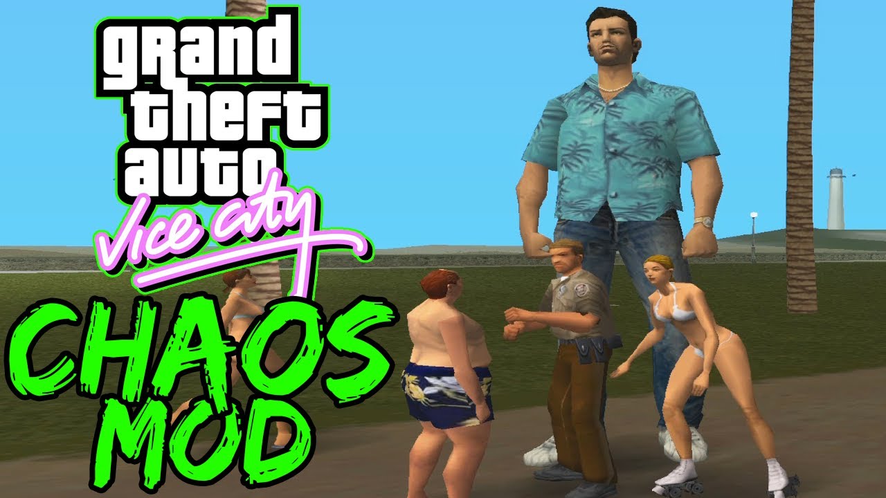 GTA Vice City Chaos Mod Speedrun - A new chaotic effect every 30 seconds!