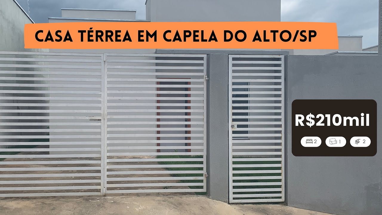 Casa a venda em Capela do Alto/SP