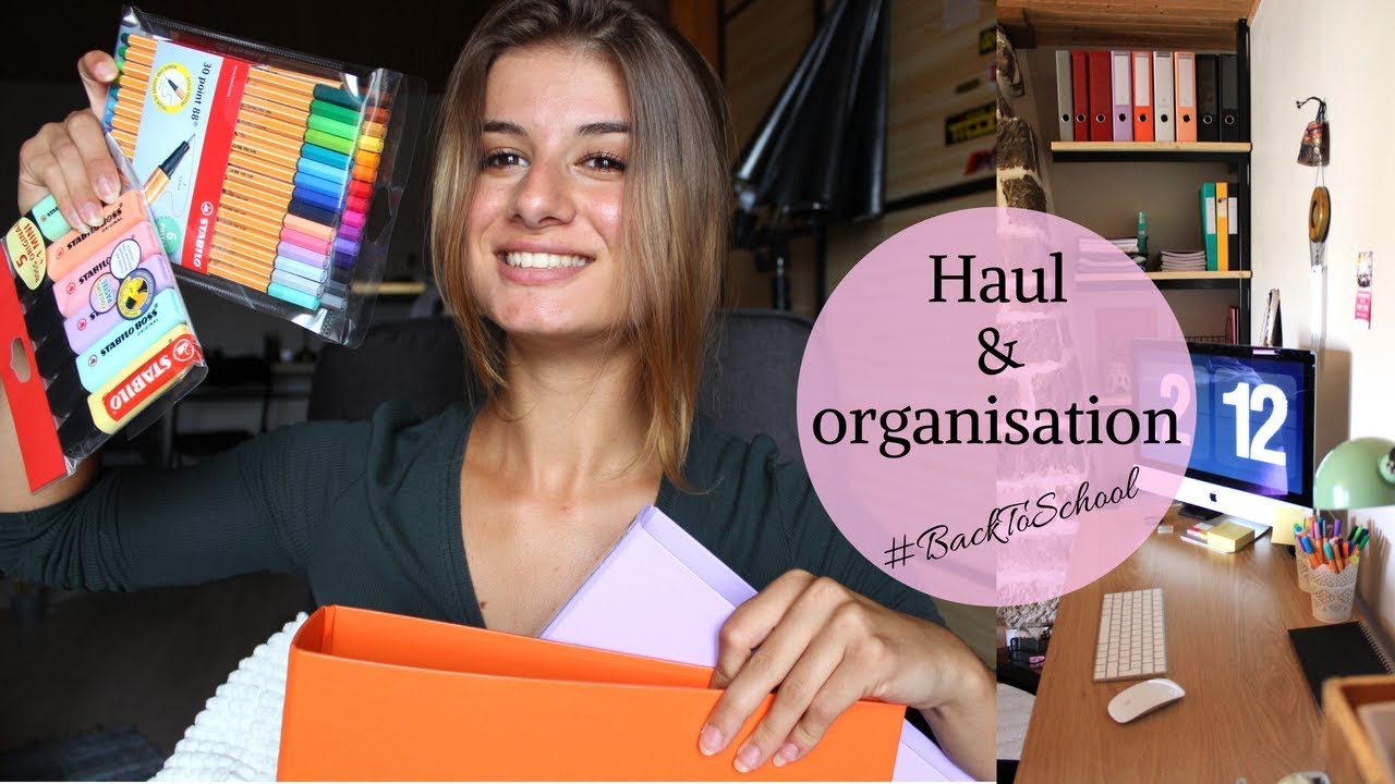 Mon ORGANISATION SCOLAIRE (études supérieures) + Big HAUL !
