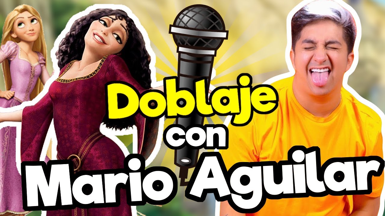 FANDUB (Doblaje Rapunzel) con Mario Aguilar / Memo Aponte