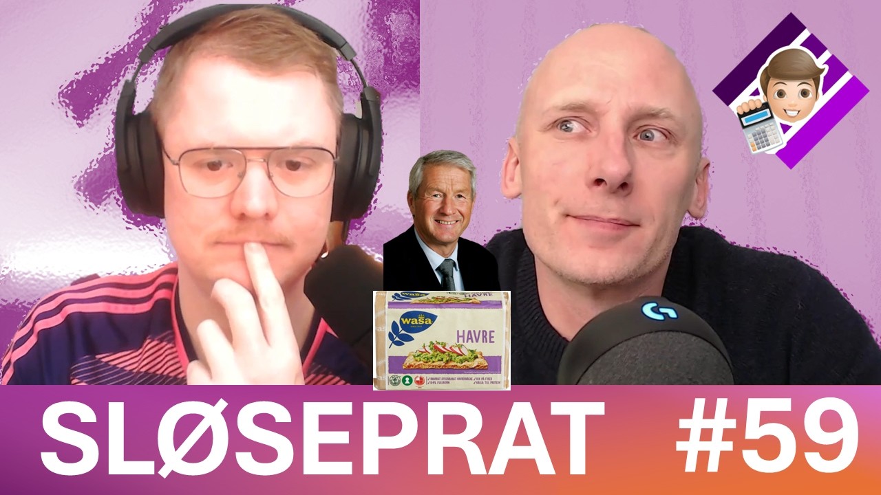 SLØSEPRAT -  Epstein og knekkebrød - Fat Studies - Lysene slukkes