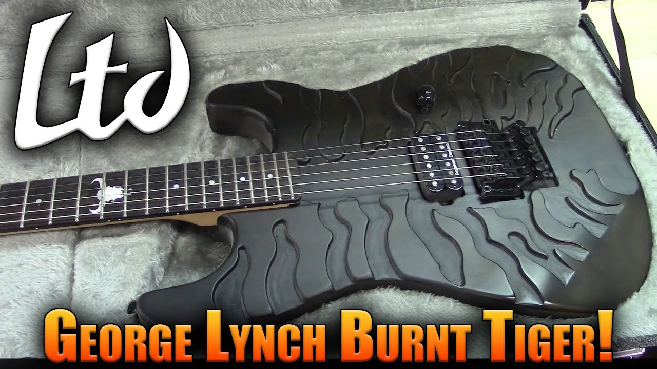 ESP LTD Подпись Джорджа Линча - GL Burnt Tiger!