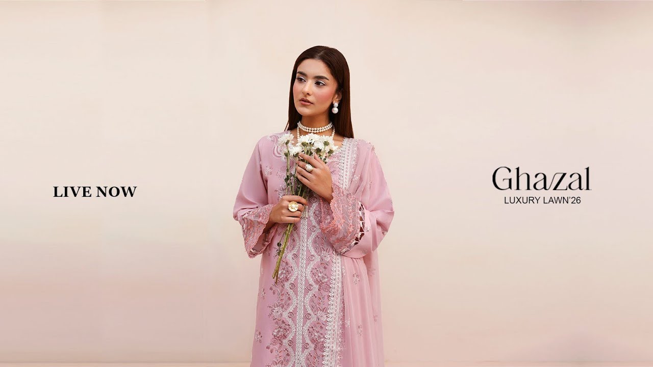 Ramsha Ghazal lawn 2026 