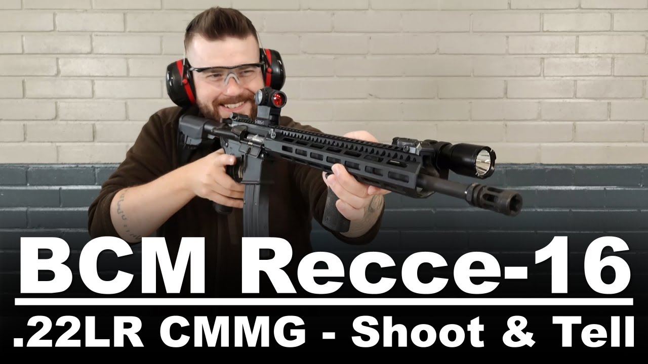 BCM Recce-16 & CMMG .22lr konversio -Shoot  & Tell