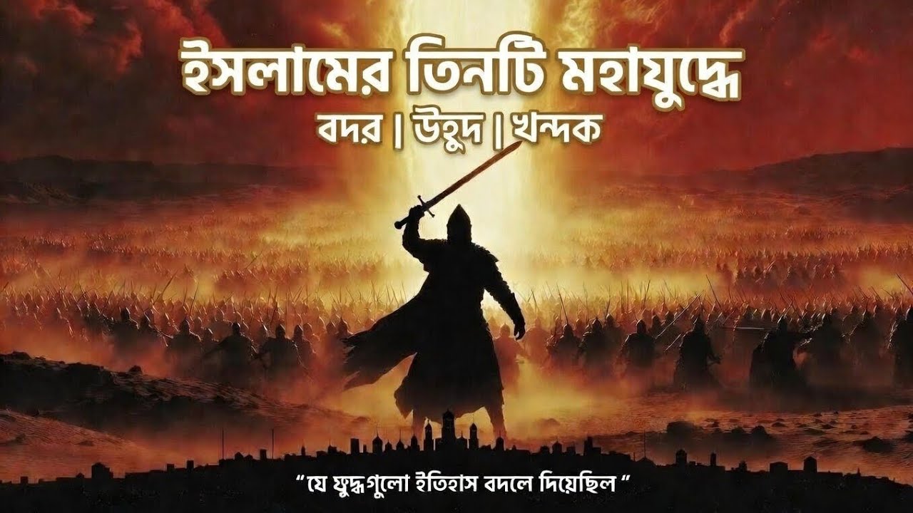 বদর, উহুদ ও খন্দক — ইসলামের ৩টি মহাযুদ্ধের সম্পূর্ণ ইতিহাস | Islamic History Bangla