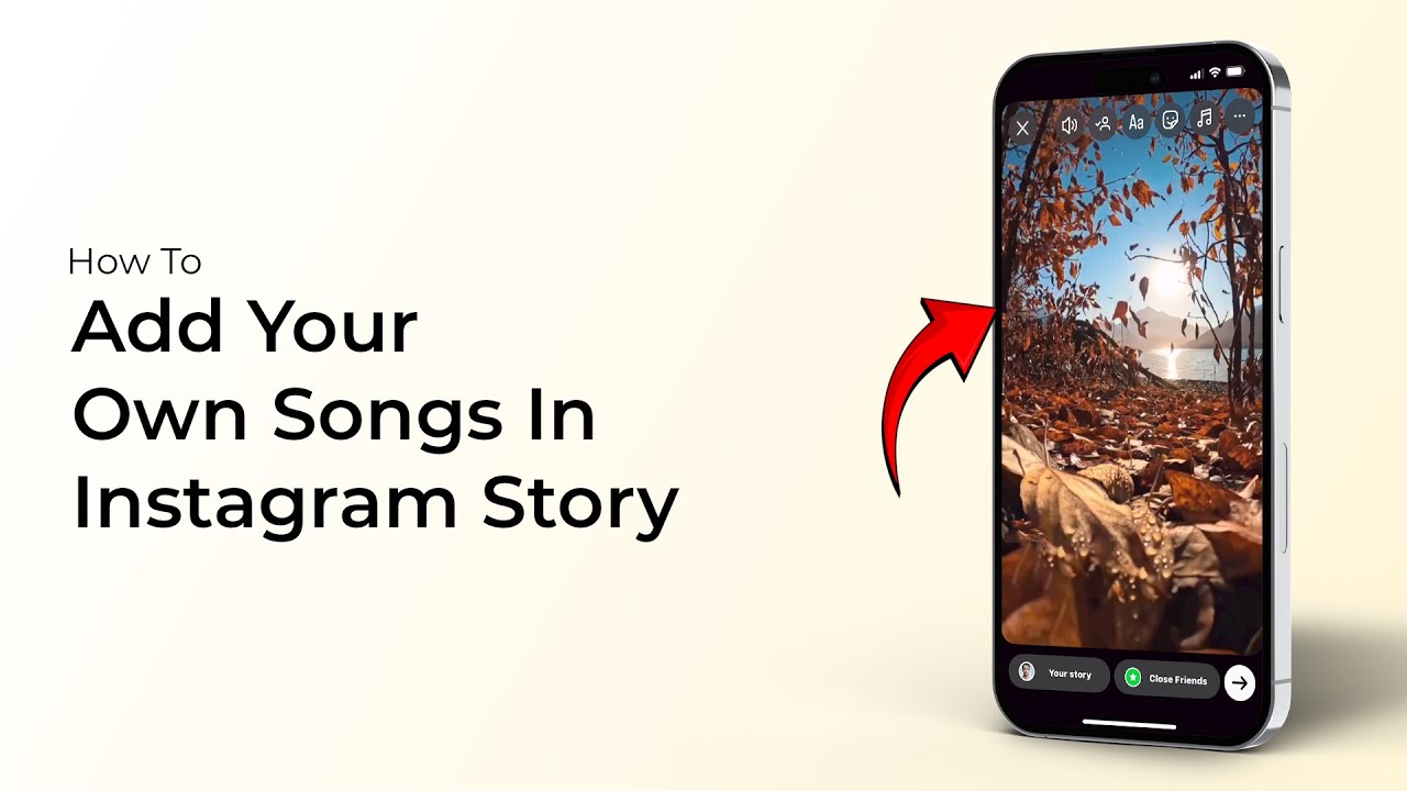 How to Add Your Own Songs in Instagram Story?
