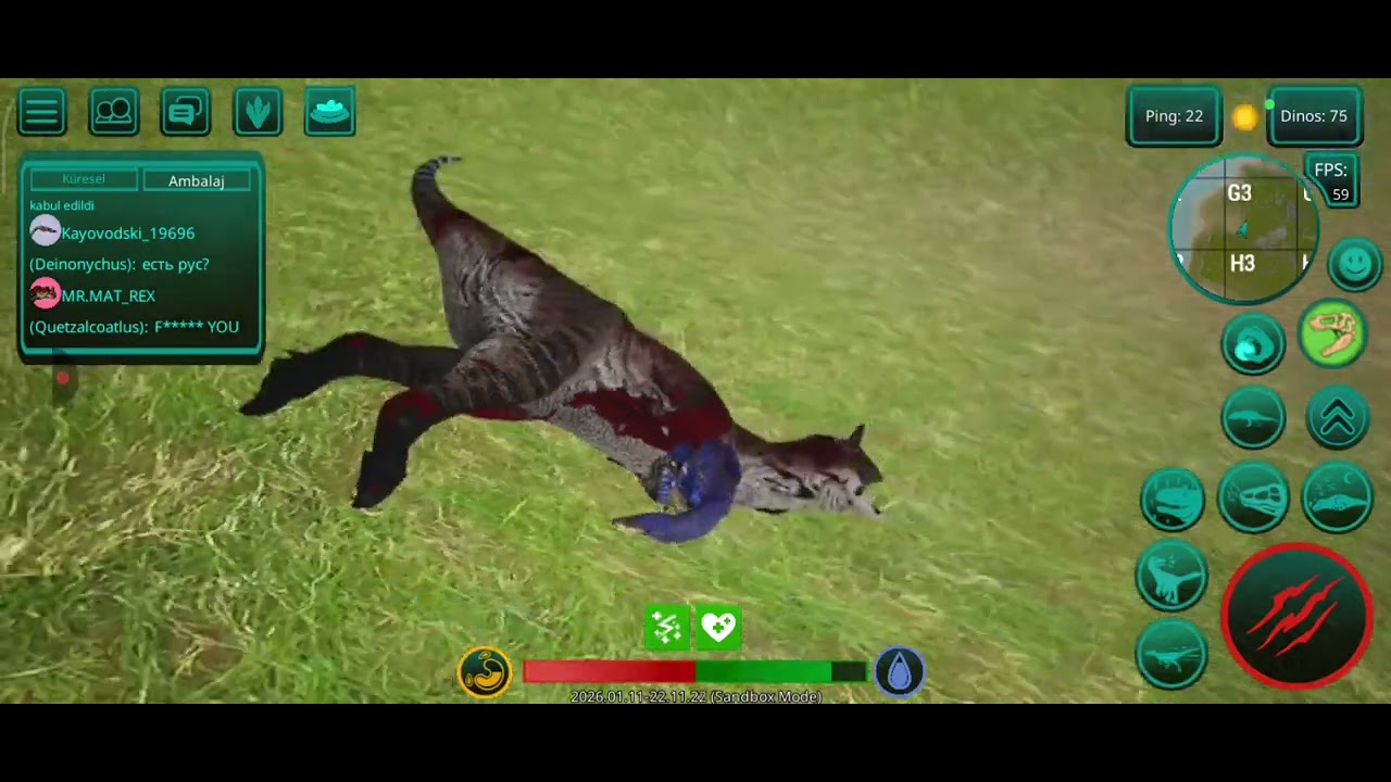 The cursed dino isle Türkçe baba geri döndü oğlum