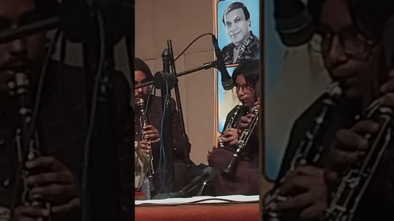 Clarinet player Ustaad  Javed Ali Khan, 3rd Al Khayal Music Festival 