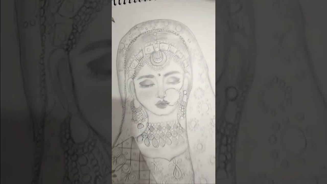 indian bride drawing ✨✨