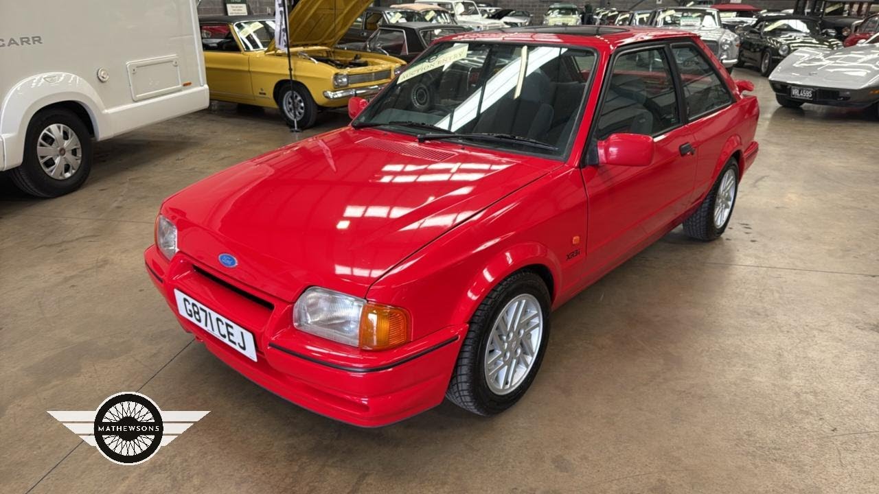 1990 FORD ESCORT XR3 INJ | MATHEWSONS CLASSIC CARS | AUCTION: 25, 26 & 27 JUNE 2025