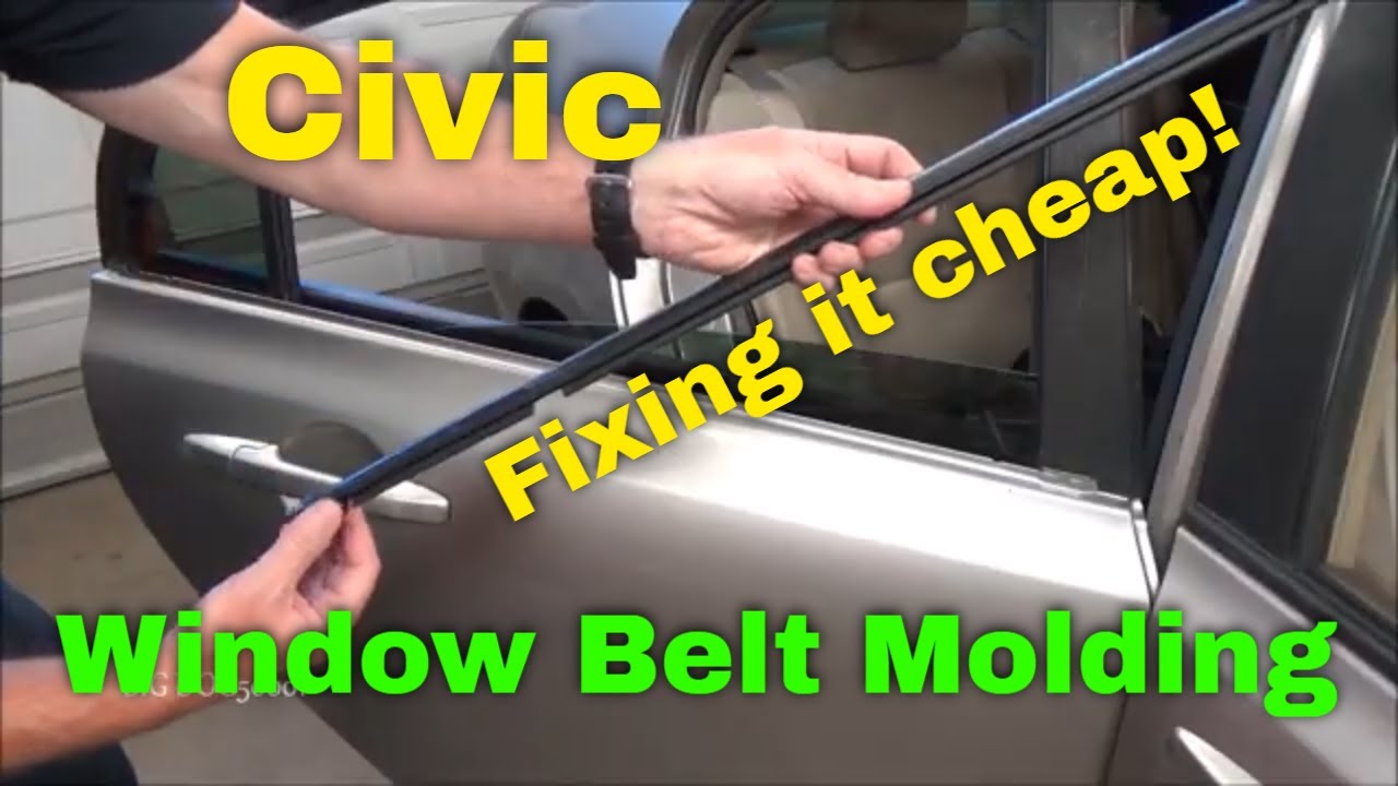 Молдинг ремня безопасности на Honda Civic Aftermarket — недорогой ремонт!