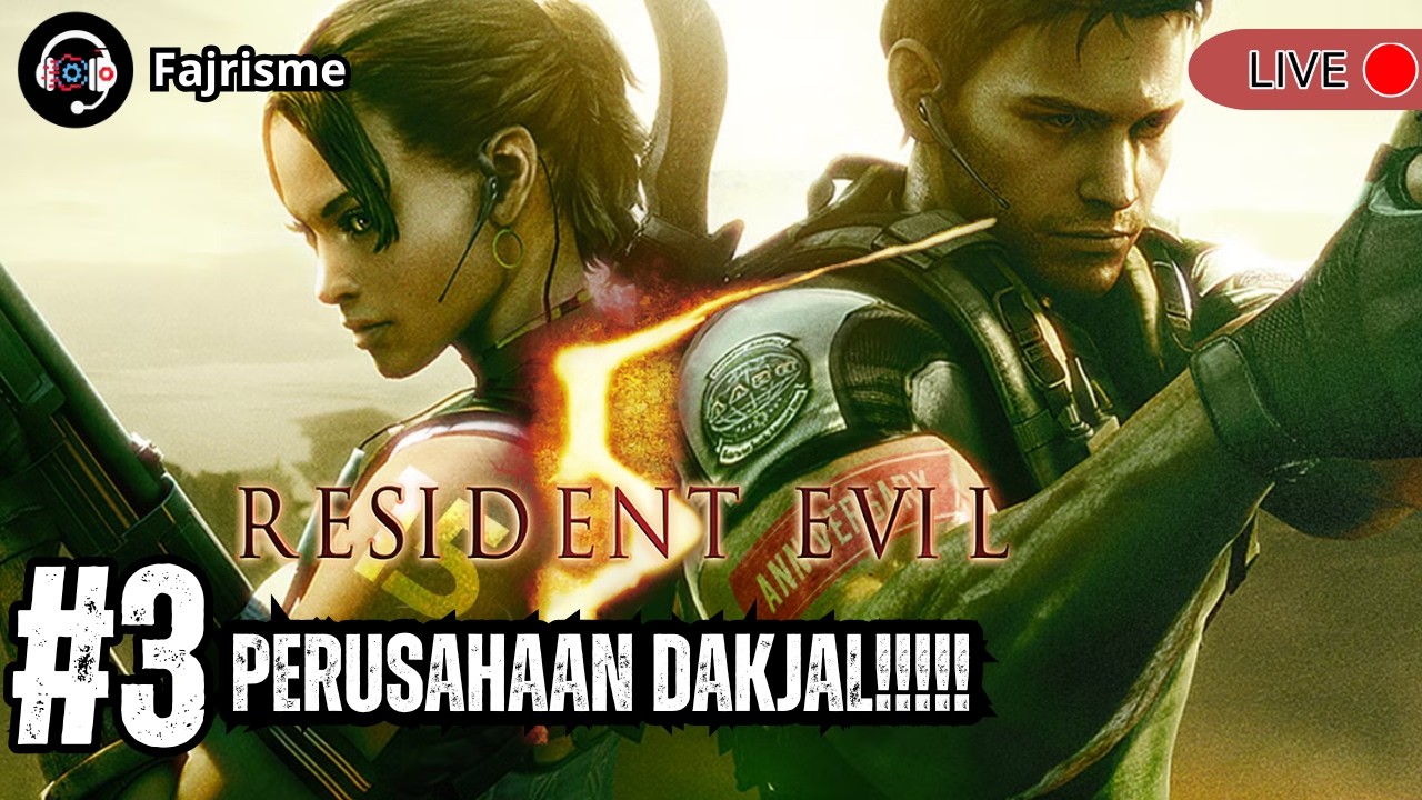 [🔴] SEMAKIN DALAM SEMAKIN SEMUANYA TERUNGKAP!!! - Live Resident Evil 5 #mediashareon