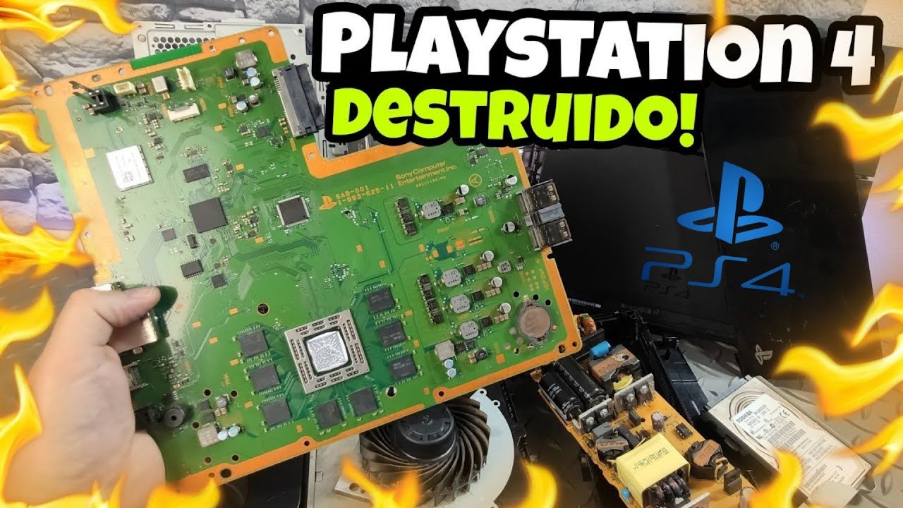 😫 EL PLAYSTATION 4 más DESTROZADO que ví EN MI VIDA!!! 👈😱