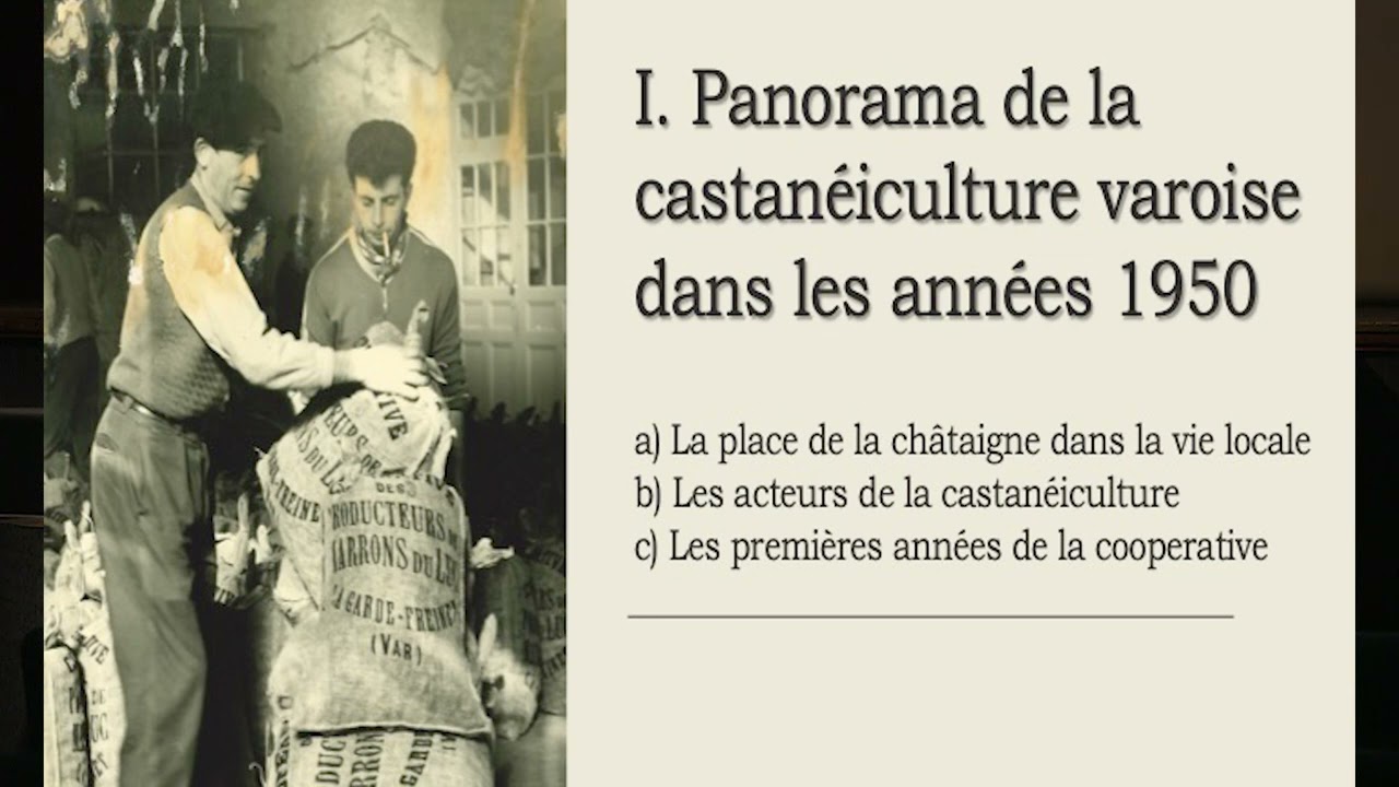 La coopérative de châtaignes de La Garde-Freinet : 70 ans de castanéiculture dans les Maures