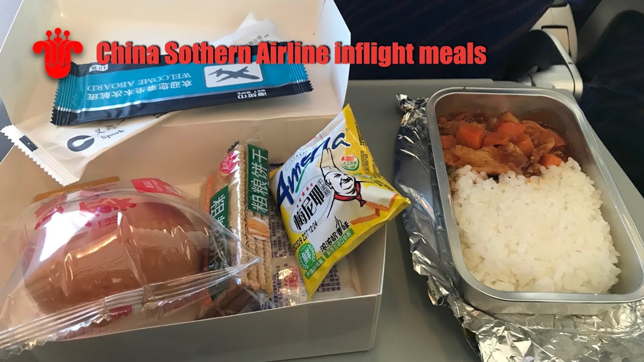 China Southern airlines inflight meals | Ürümqi to Beijing economy class - amingo